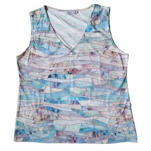 Pastel Sleeveless Top (Sz XXL)